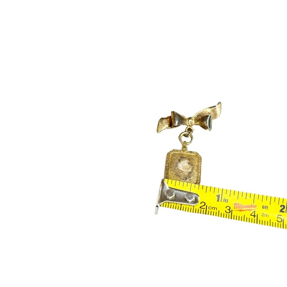 Vintage WWII Era Sweetheart Empty Portrait Sterling Silver Pin - Picture 5 of 7